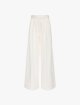 Білі брюки Max Mara широкі: фото - Invogue