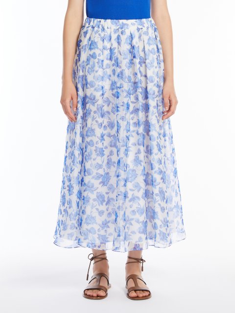 Спідниця Weekend Max Mara з шовкової органзи: фото 1 - Invogue