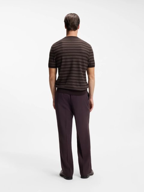 Темно-коричневий светр BOSS з суміші бавовни: фото 3 - Invogue