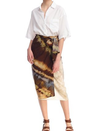 Белая рубашка WEEKEND MAX MARA: фото 3 - Invogue