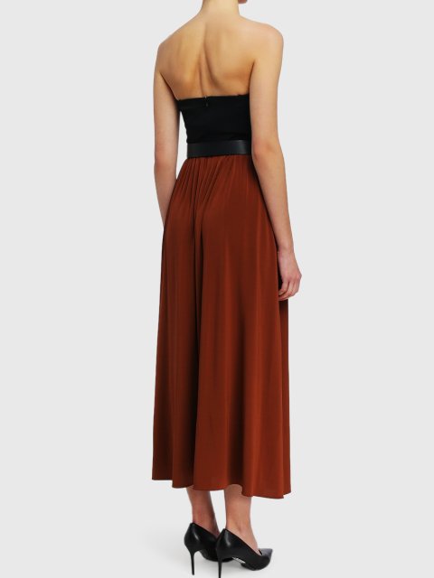 Коричневое платье MAX MARA: фото 2 - Invogue