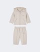 Комплект худи з капюшоном та блискавкою та штани Emporio Armani Kids: фото - Invogue