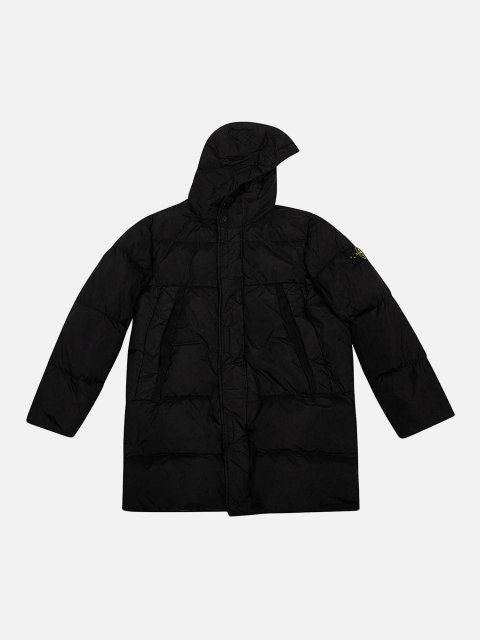 Чорна куртка Stone Island стьобана: фото - Invogue