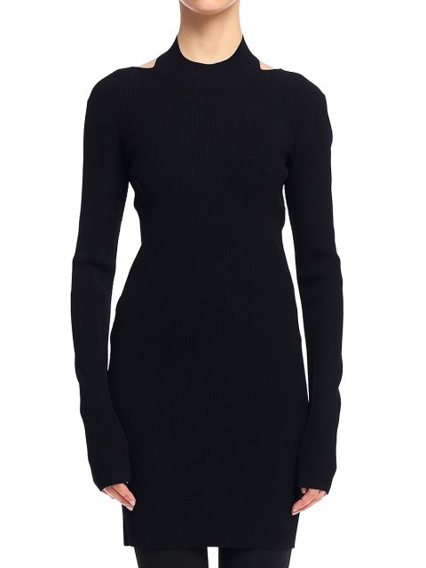 Чёрное платье HELMUT LANG: фото 5 - Invogue