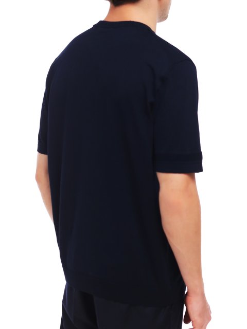 Тёмно-синий свитер BOSS: фото 3 - Invogue