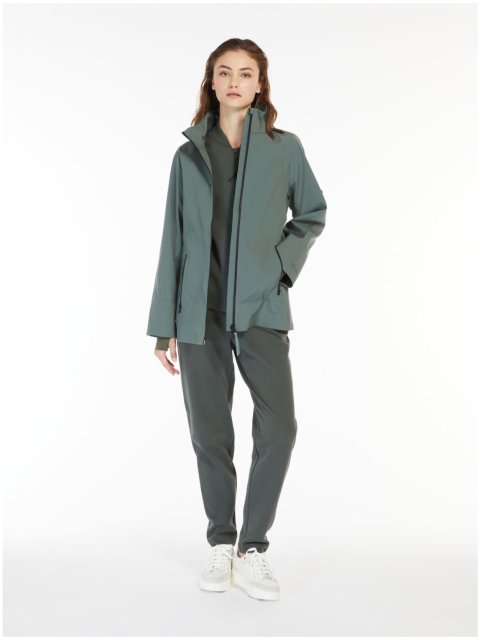 Темно-зелена куртка Max Mara з технічної парусини: фото 4 - Invogue