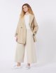Бежевий плащ WEEKEND MAX MARA з водовідштовхувального полотна: фото 1 - Invogue