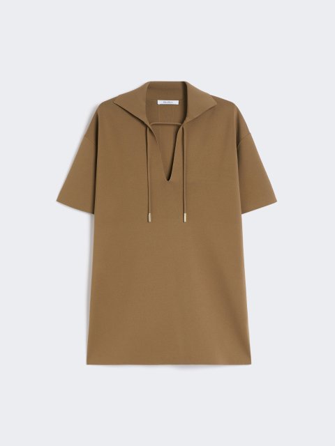 Світло-коричневий светр MAX MARA з віскозної креп-пряжі: фото - Invogue