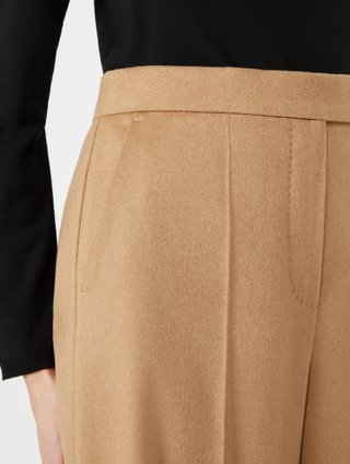 Темно-бежеві штани Max Mara з верблюжої вовни: фото 4 - Invogue