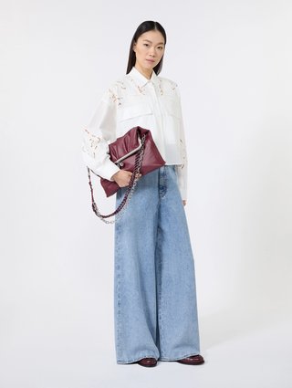 Бордова сумка Pasticcino Weekend Max Mara зі шкіри: фото 1 - Invogue