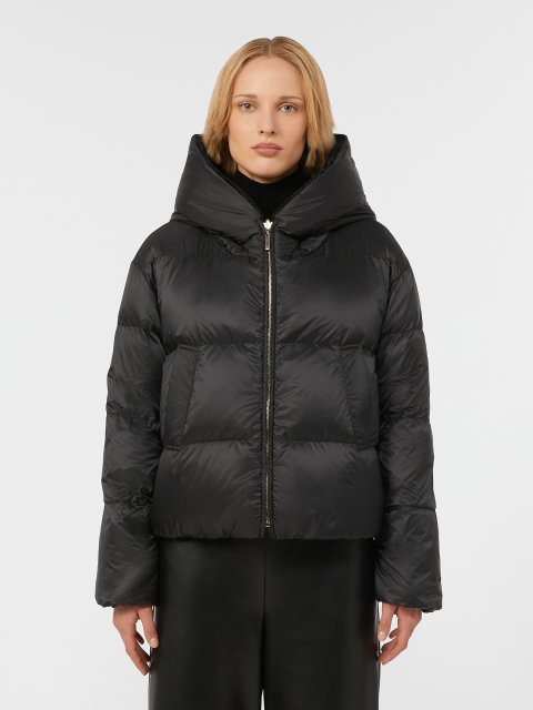 Чорна куртка MAX MARA з альпаки та вовни: фото 4 - Invogue