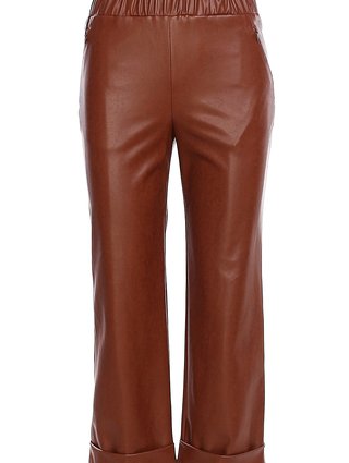 Коричневые брюки MARC CAIN: фото - Invogue