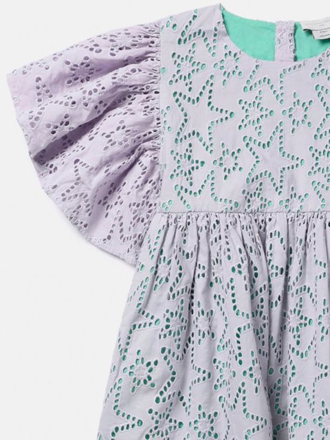 Лілова сукня STELLA MCCARTNEY KIDS: фото 3 - Invogue