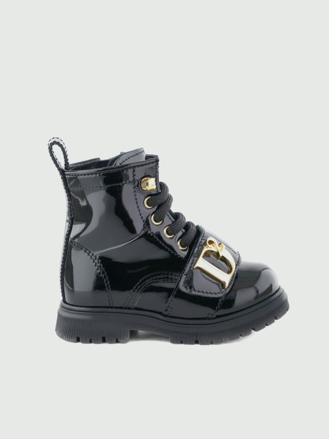 Чорні черевики DSQUARED KID : фото - Invogue