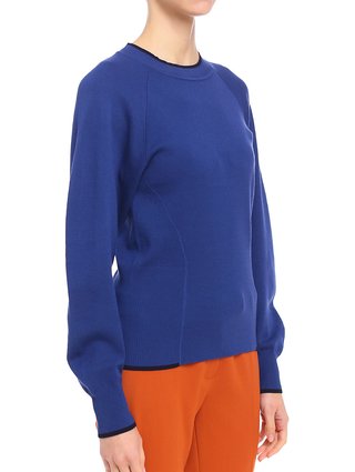 Синий свитер SPORTMAX: фото 6 - Invogue