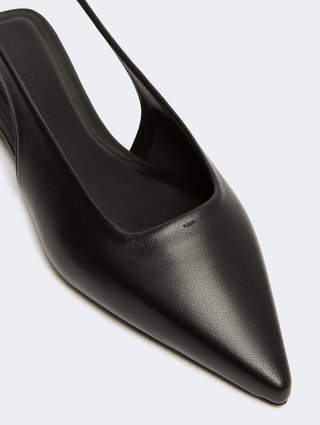 Черные туфли Max Mara из кожи: фото 2 - Invogue