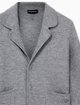 Серый пиджак Emporio Armani из шерсти: фото 3 - Invogue