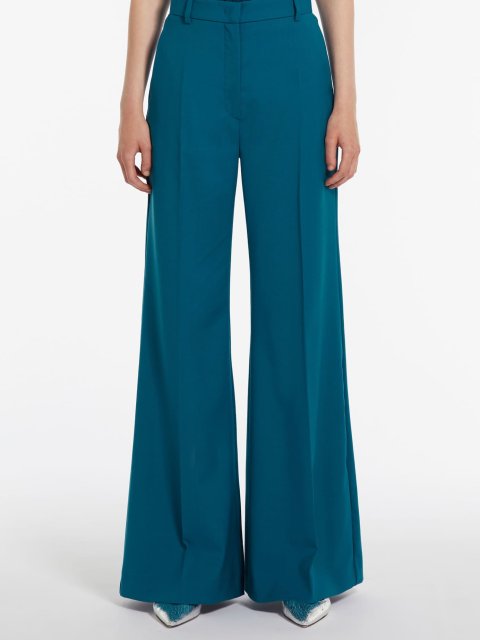 Сині брюки WEEKEND MAX MARA з вовни: фото 1 - Invogue