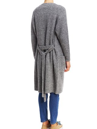Серый кардиган WEEKEND MAX MARA: фото 2 - Invogue