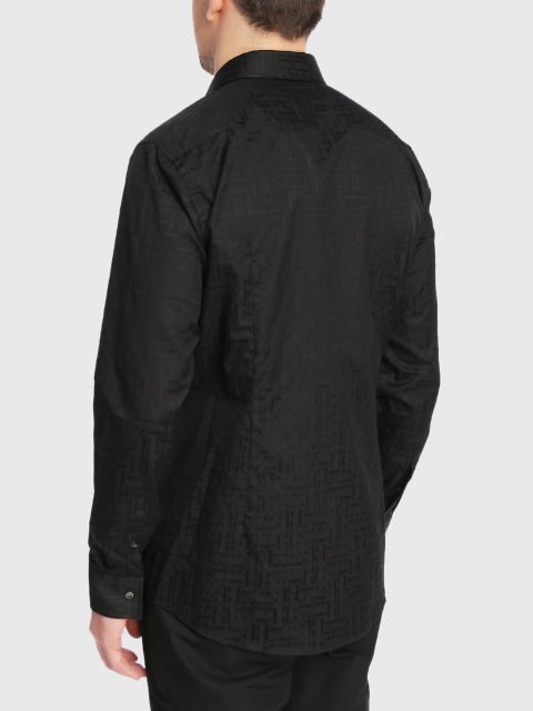 Чёрная рубашка BOSS: фото 3 - Invogue