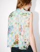 Топ з принтом Kenzo з льону та шовку: фото 5 - Invogue