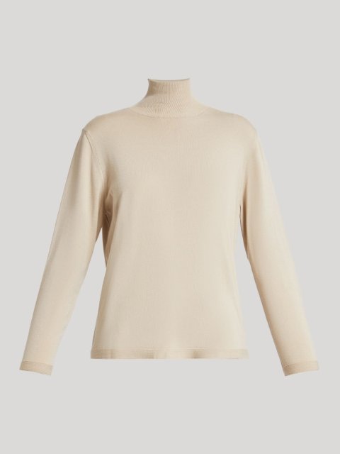 Кремовый свитер PERSONA: фото - Invogue