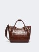Коричневая сумка MAX MARA из кожи: фото - Invogue