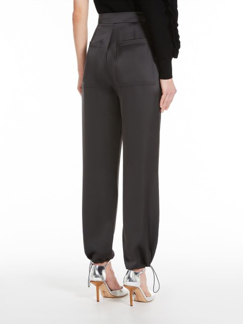 Чорні брюки MAX MARA : фото 2 - Invogue