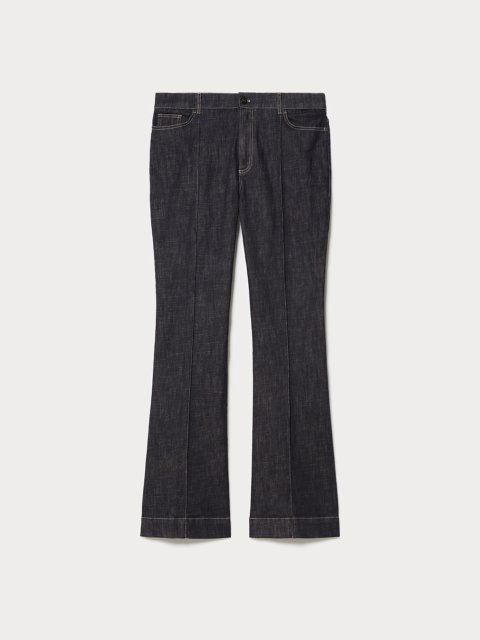 Темно-сині джинси MARINA RINALDI з еластичної бавовни: фото - Invogue