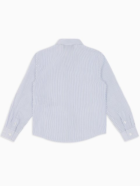 Біла сорочка Emporio Armani смугаста: фото 1 - Invogue