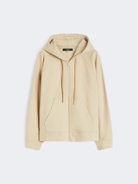 Бежеве худі WEEKEND MAX MARA з суміші бавовни: фото - Invogue