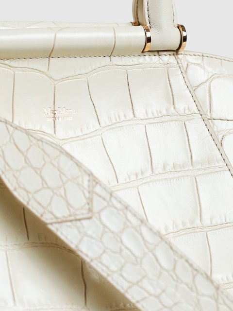 Белая сумка MAX MARA: фото 6 - Invogue