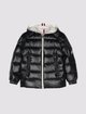 Синяя куртка Moncler стеганая: фото - Invogue
