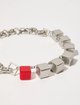 Серебристое колье Max&Co из металла и смолы: фото 3 - Invogue