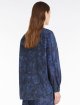 Темно-синя сорочка WEEKEND MAX MARA з квітковим принтом: фото 2 - Invogue