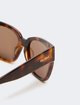 Бронзові окуляри Max Mara з ацетату: фото 2 - Invogue