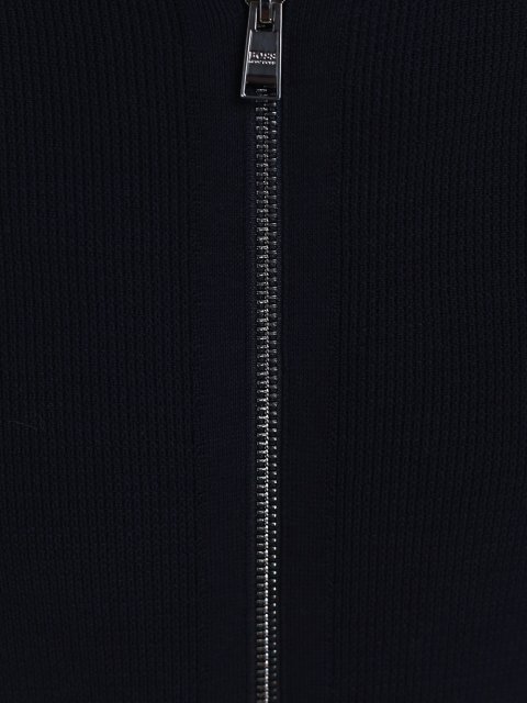 Тёмно-синий кардиган BOSS: фото 5 - Invogue