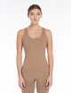 Темно-бежева майка Max Mara з логотипом: фото 1 - Invogue