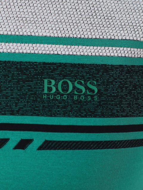 Зеленое поло BOSS: фото 5 - Invogue