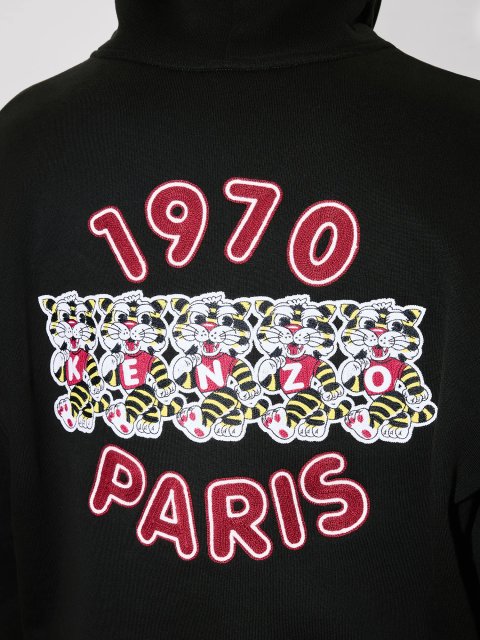 Черное худи Kenzo из хлопка: фото 5 - Invogue