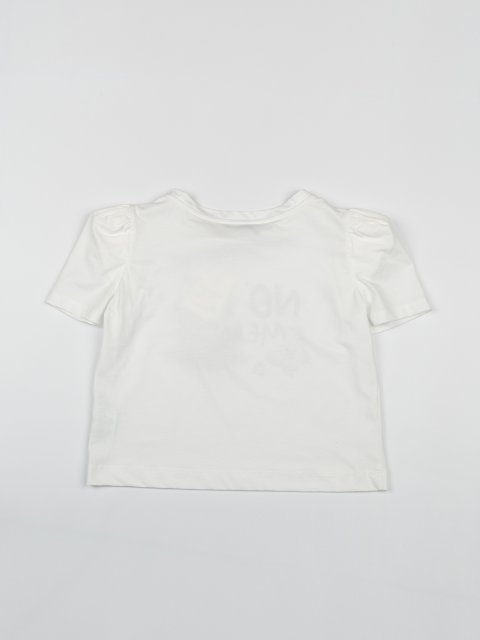 Біла футболка MONNALISA : фото 1 - Invogue