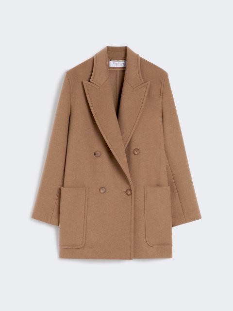 Світло-коричневе пальто MAX MARA з вовни та кашеміру: фото - Invogue