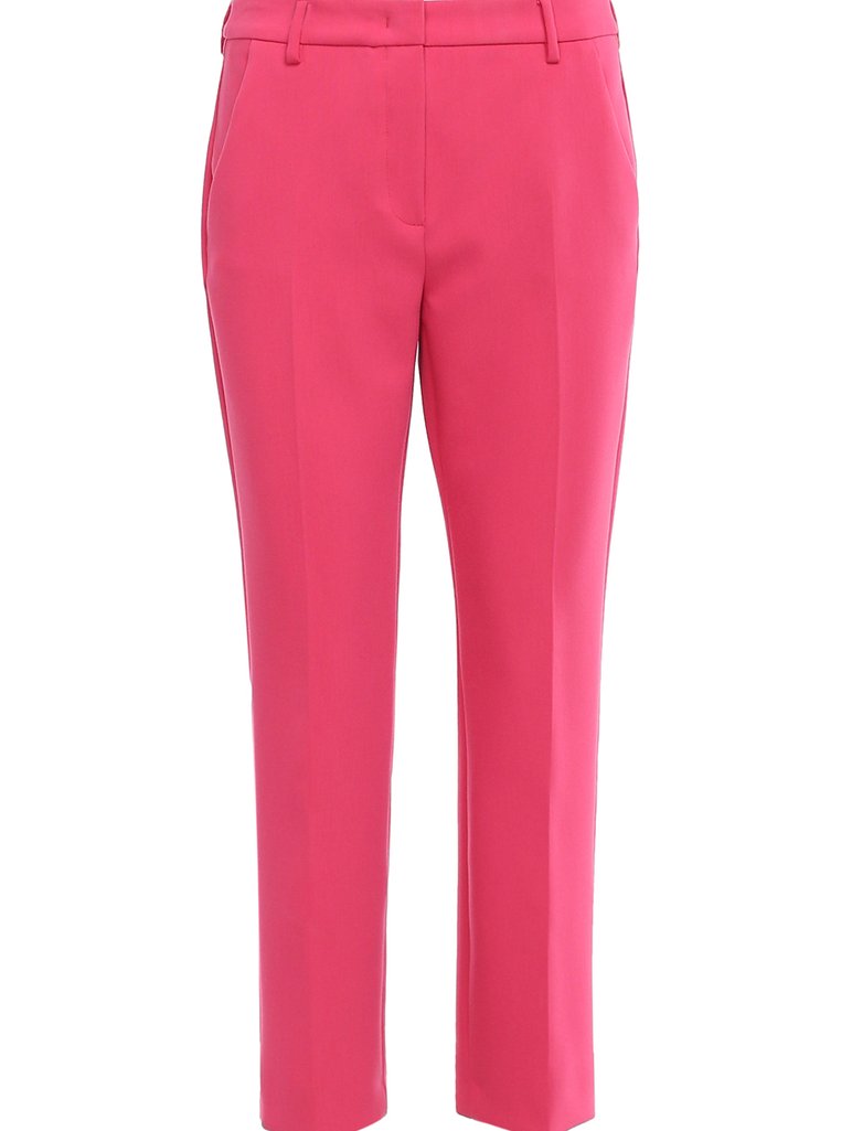 Тёмно-розовые брюки WEEKEND MAX MARA: фото - Invogue