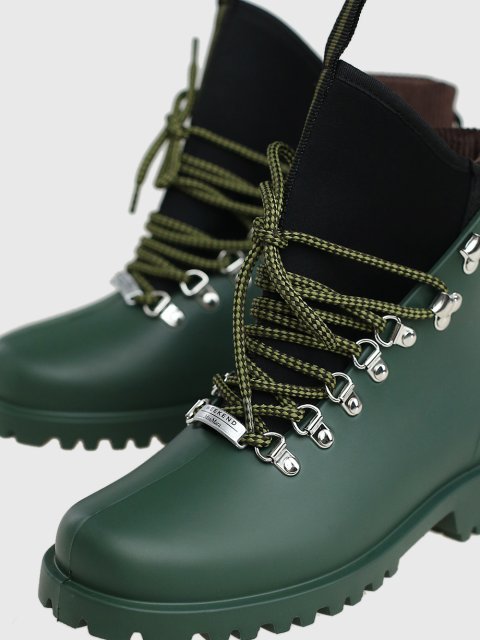 Зелёные ботинки WEEKEND MAX MARA: фото 3 - Invogue