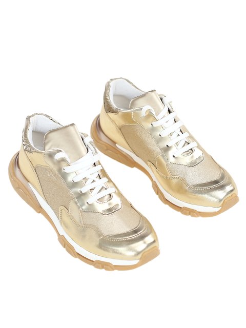 Золоті снікерси MARELLA : фото 3 - Invogue