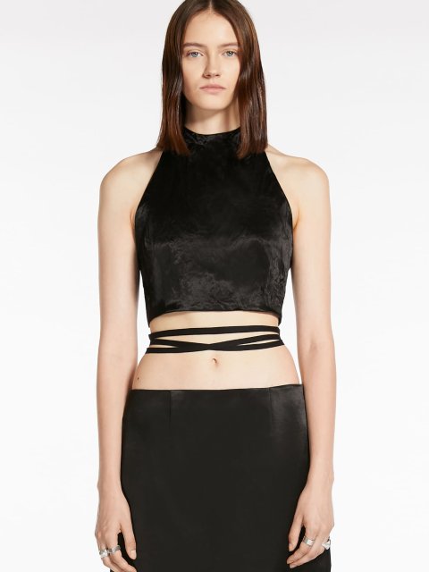 Чорний топ SPORTMAX : фото 1 - Invogue