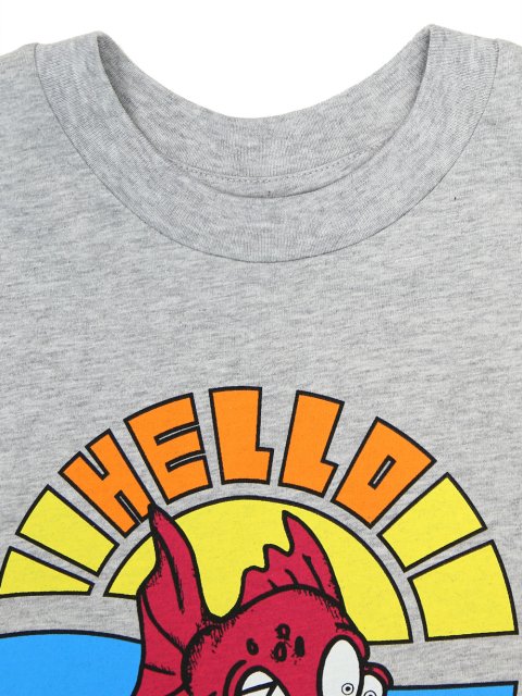 Серая футболка STELLA MCCARTNEY KIDS: фото 4 - Invogue