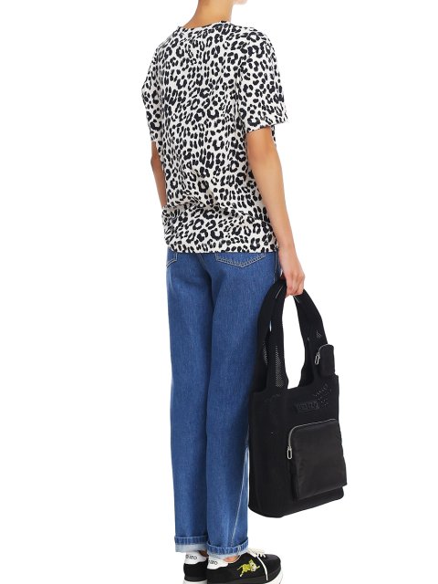 Бежевая футболка KENZO: фото 2 - Invogue