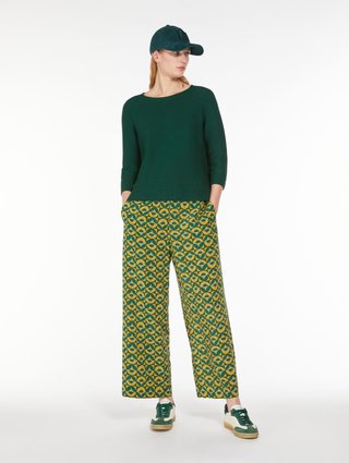 Зелёный свитер WEEKEND MAX MARA: фото 4 - Invogue