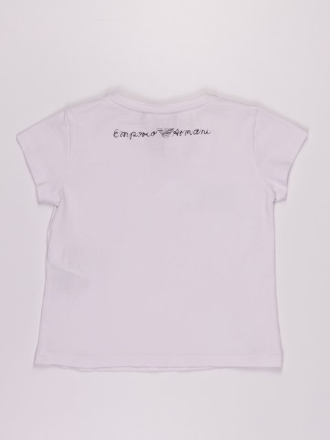 Біла футболка EMPORIO ARMANI KIDS : фото 1 - Invogue